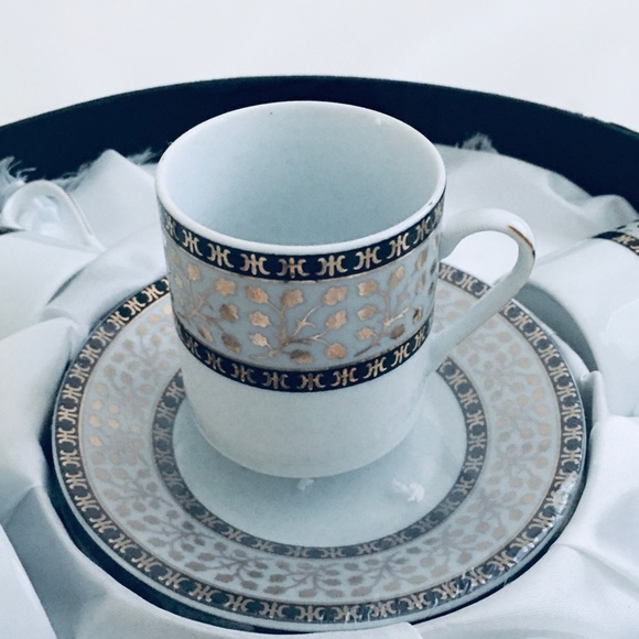 I. Godfinger  & Co 6 Cup and Saucer Expresso Sets Vintage New In Box - Picture 2 of 16